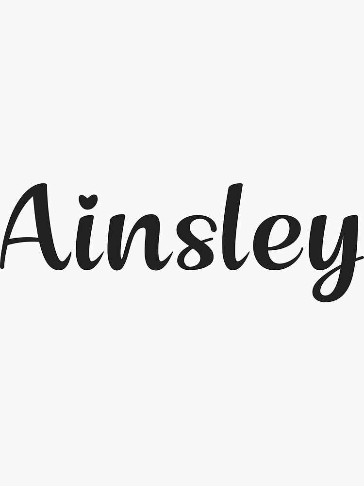 "Ainsley" Sticker for Sale by 99Posters Redbubble