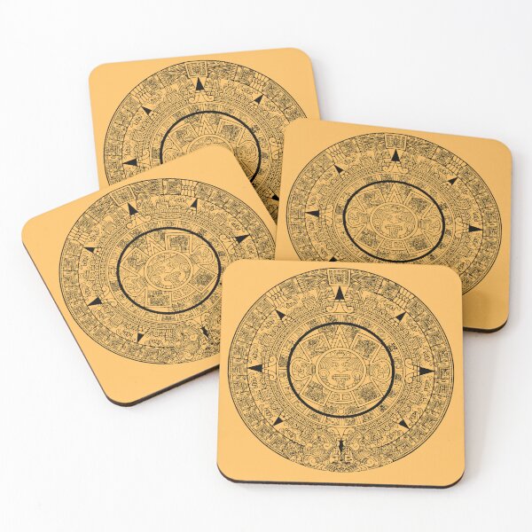 Item preview, Aztec Sun Stone. Aztlan Calender Stone Art designed and sold by Rebel-Design.