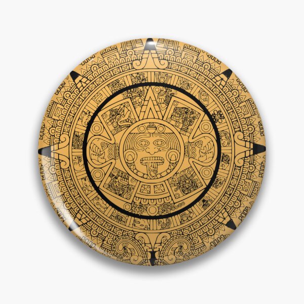 Item preview, Aztec Sun Stone. Aztlan Calender Stone Art designed and sold by Rebel-Design.