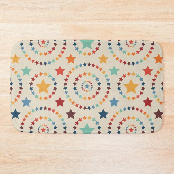 Item preview, Rainbow Stars on Cream designed and sold by zeljkica.
