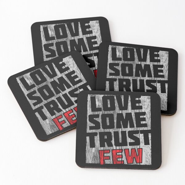 Item preview, Love Some trust Few | Life Quotes Positive designed and sold by DrawingBoard.