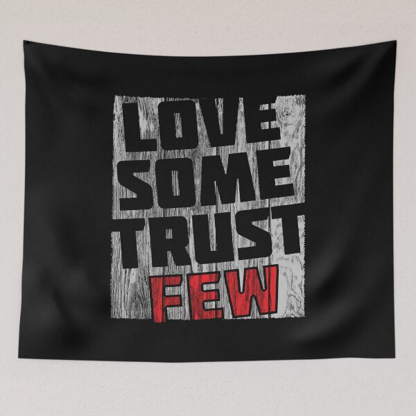 Item preview, Love Some trust Few | Life Quotes Positive designed and sold by DrawingBoard.