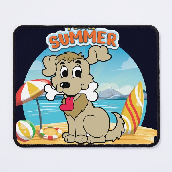 Item preview, Funny Dog Summer Beach Graphic Sky Design designed and sold by zoripet Store.