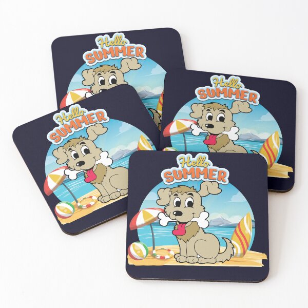 Item preview, Funny Dog Summer Beach Graphic Sky Design  designed and sold by zoripet Store.