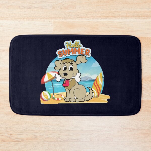 Item preview, Funny Dog Summer Beach Graphic Sky Design  designed and sold by zoripet Store.