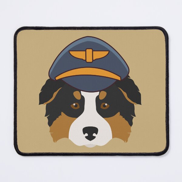 Item preview, Australian Shepherd Pilot Dog designed and sold by flight-apparel.