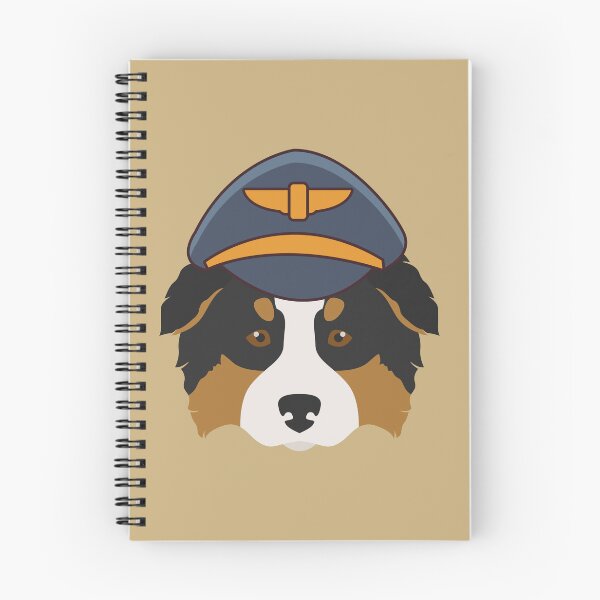 Item preview, Australian Shepherd Pilot Dog designed and sold by flight-apparel.