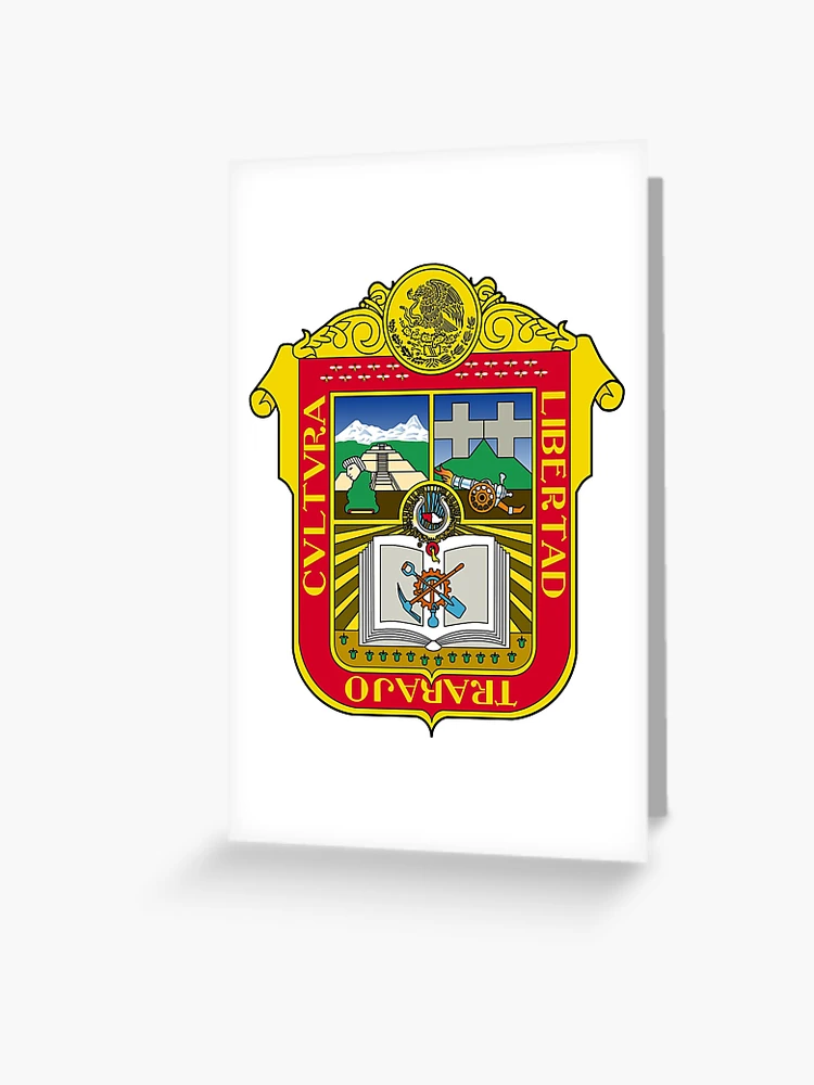 Chihuahua (state) coat of arms, Mexico Greeting Card for Sale by Tonbbo