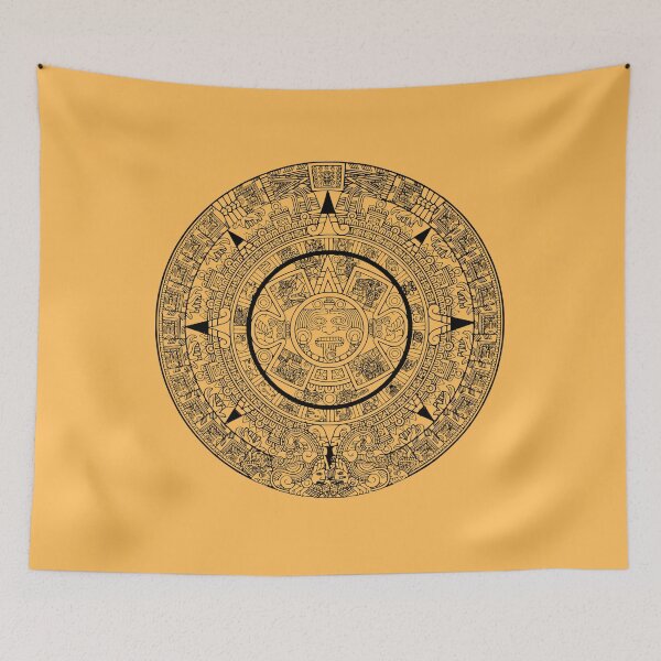 Item preview, Aztec Sun Stone. Aztlan Calender Stone Art designed and sold by Rebel-Design.