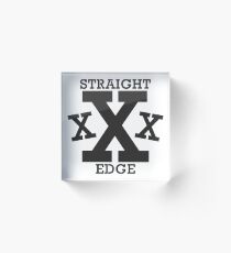 XXX Straight edge Radical Acrylic Block