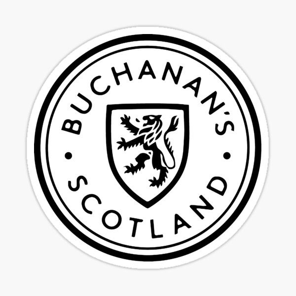 "buchanan, whiskey, buchanans, scotch whisky, whisky," Sticker for Sale