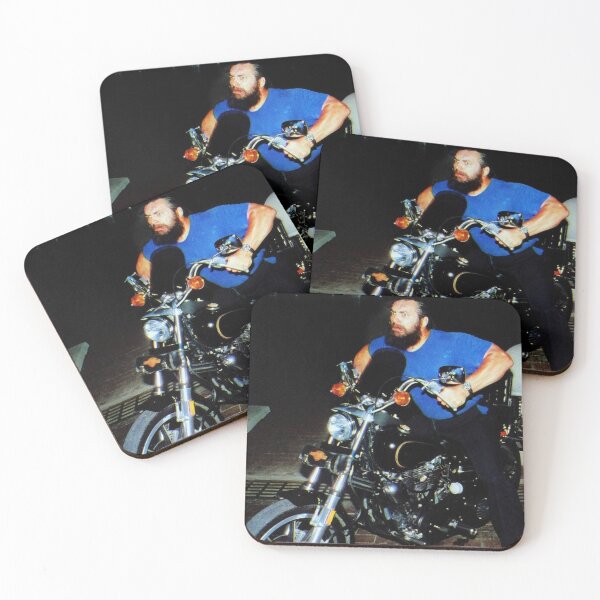 Item preview, Bruiser Brody on a bike designed and sold by MMA-Japan.