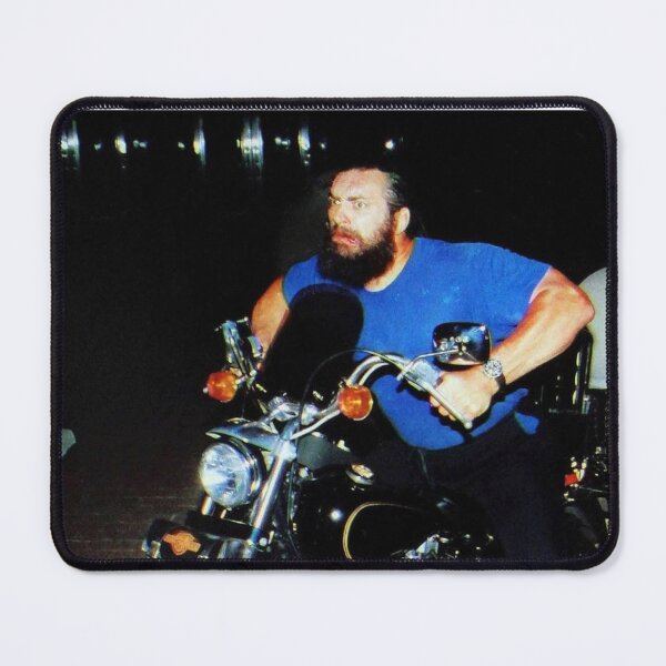 Item preview, Bruiser Brody on a bike designed and sold by MMA-Japan.