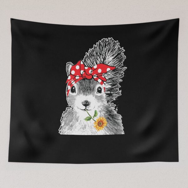Item preview, SQUIRREL BANDANA SQUIRREL GRAPHICS ANIMAL FUNNY designed and sold by sobriowslen.