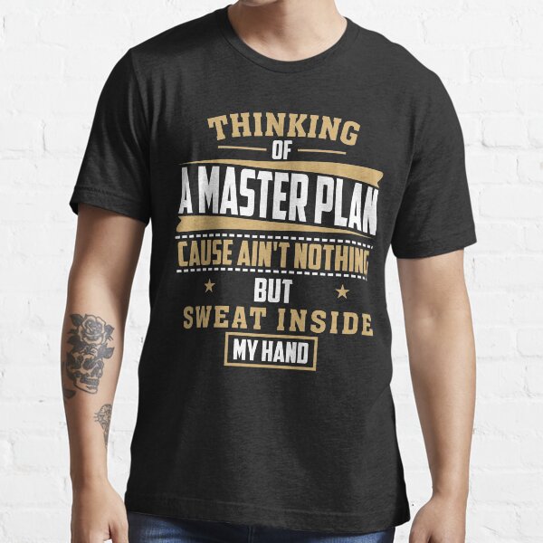Vista previa del artículo con la obra «Pensando en un plan maestro», diseñado y vendido por thehiphopshop.