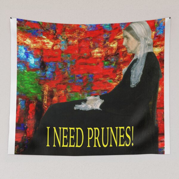 Item preview, WHISTLER'S MOTHER NEEDS PRUNES designed and sold by EdwardMonet.