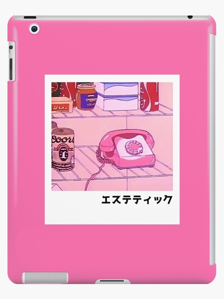 Pink Phone in Fridge | Retro Anime Aesthetic