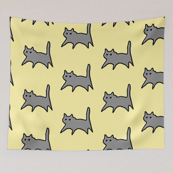 Item preview, Poorly Drawn Gray Cat designed and sold by VoskhodArt.