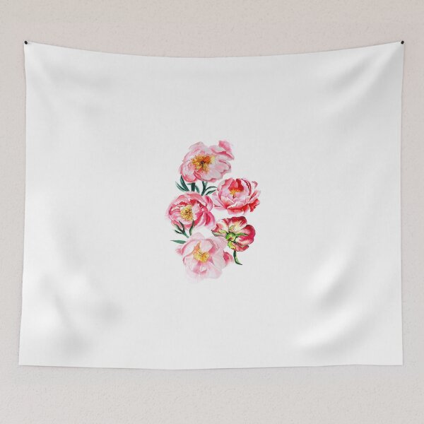 Item preview, Watercolor flowers Peonies designed and sold by LiliyaSavelieva.