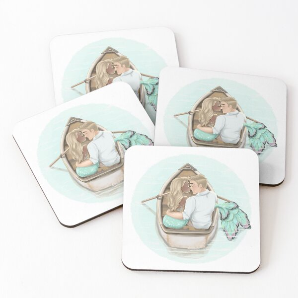 Item preview, Couple Mermaid Valentines Day Love Romantic Night Engagement  Anniversary  Marriage  designed and sold by CreativeBu.