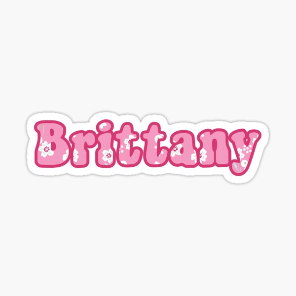 Personalizado Britney Nombre Rosa Flores Decoración Lindo Regalo Britney  Nombre Personalizado Floral Rosa Negro Mujeres Niñas Regalo Almohada de  Tiro