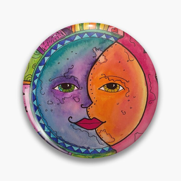 Sun and Moon Pin
