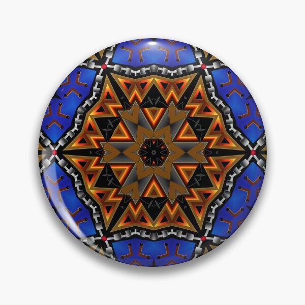 Item preview, Big game blue ankara cosmic waves designed and sold by Afro-spirit-art.