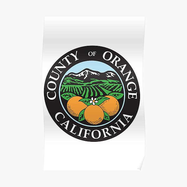 “Orange County Logo” Poster for Sale by jorgemdo | Redbubble