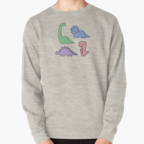 Dinosaur Illustrations Pullover Sweatshirt