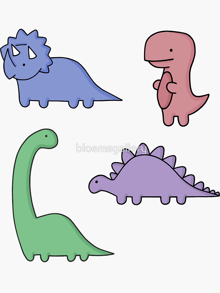 Dinosaurios  Dinosaur stickers, Dinosaur illustration, Aesthetic stickers