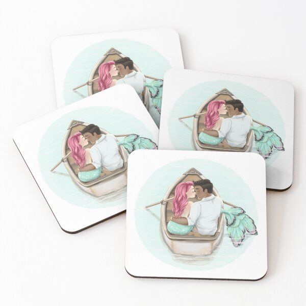 Item preview, Couple Mermaid Valentines Day Love Romantic Night Engagement  Anniversary  Marriage  designed and sold by CreativeBu.