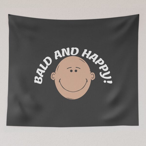 Item preview, Bald and happy man  Classic designed and sold by Laura36044.