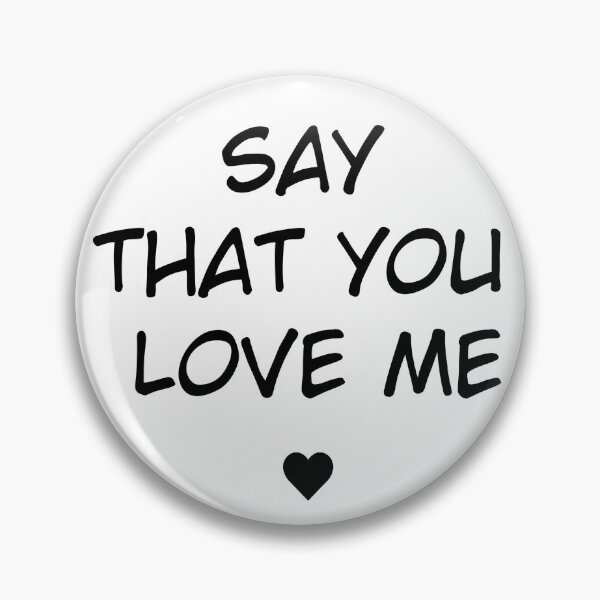 Item preview, Say That You Love Me | Manga Speech Bubble designed and sold by PopUpShirt.