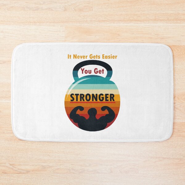 Item preview, It Never Gets Easier You Get Stronger - Retro Vintage designed and sold by sbe-zone.