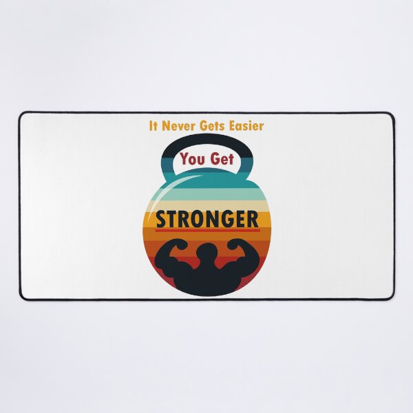 Item preview, It Never Gets Easier You Get Stronger - Retro Vintage designed and sold by sbe-zone.