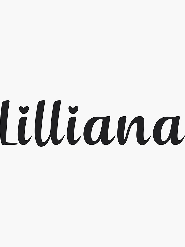lilliana  Sticker for Sale by 99Posters | Redbubble