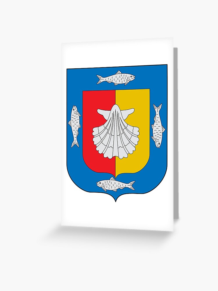 Chihuahua (state) coat of arms, Mexico Greeting Card for Sale by Tonbbo