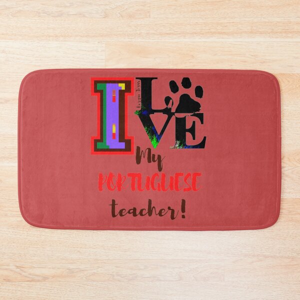 Item preview, I love my portuguese teacher designed and sold by CSJ7.