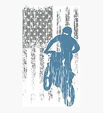 Motocross Dirt Bike USA Photographic Print