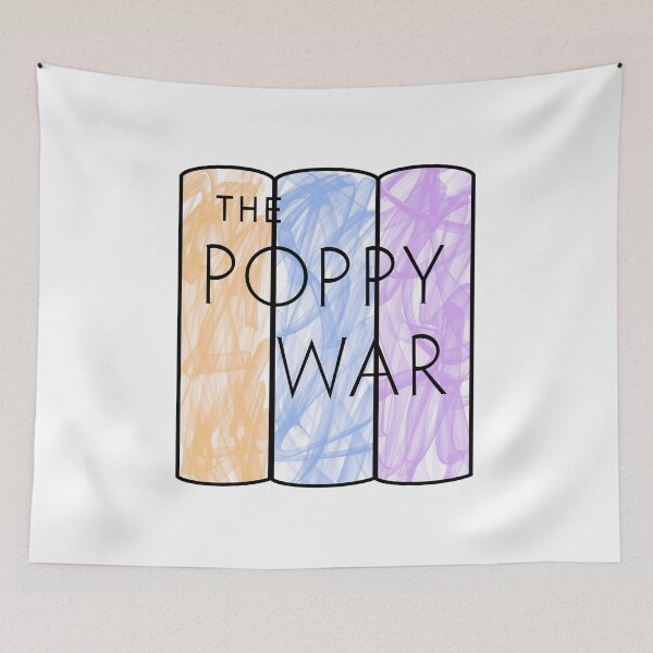 Item preview, The Poppy War Bookstack designed and sold by doodlesbyCara.