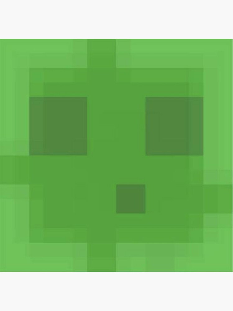 Minecraft Slime Boi Art Print for Sale by LuckyPop