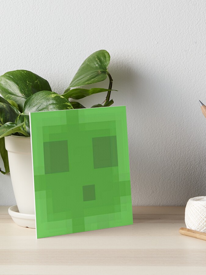 Minecraft Slime Boi Art Print for Sale by LuckyPop