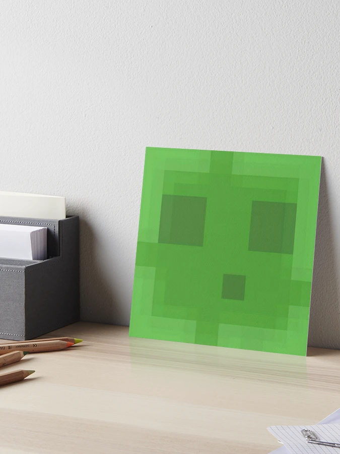 Minecraft Slime Boi Art Print for Sale by LuckyPop