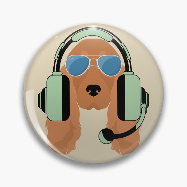 Item preview, Cocker Spaniel Pilot Dog designed and sold by flight-apparel.