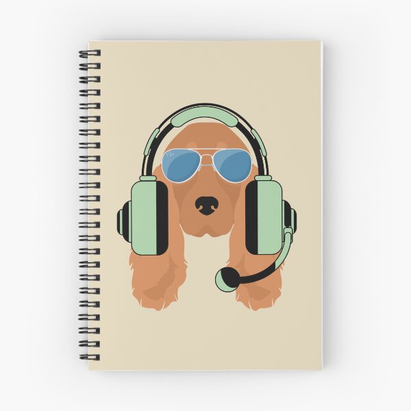 Item preview, Cocker Spaniel Pilot Dog designed and sold by flight-apparel.