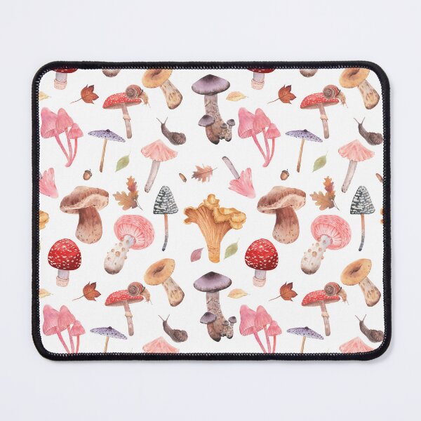 Item preview, Mushrooms Seamless Pattern, botanical pattern designed and sold by LilyAmelieArt.