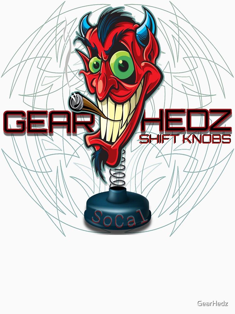 "GEARHEDZ SHIFT KNOB/BOBBLEHEAD PINSTRIPED DEVIL *NEW VERSION*" Tshirt