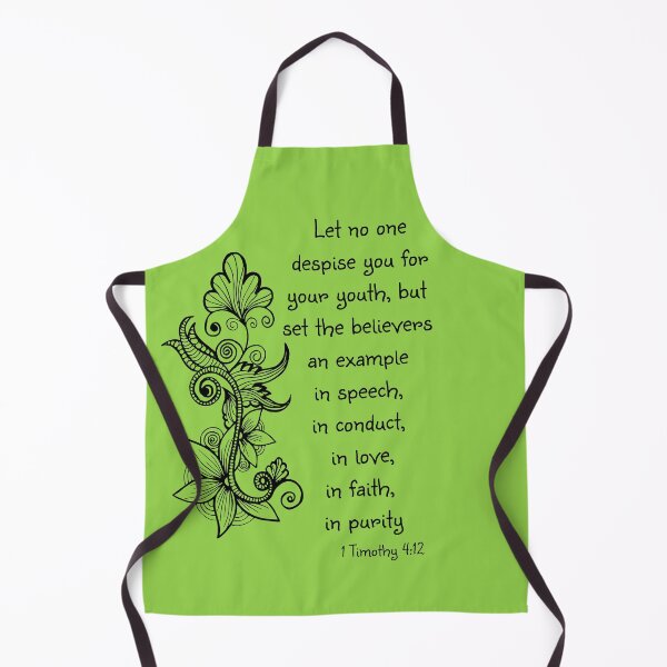 Item preview, Set an example Scripture Art 1 Timothy 4:12 designed and sold by Alondra.