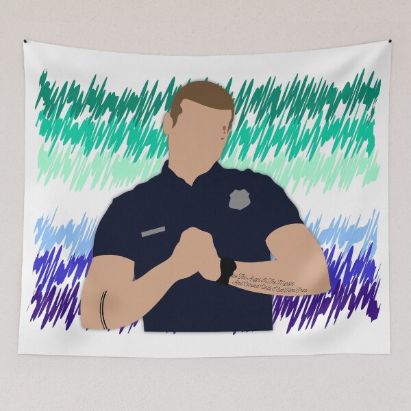 Item preview, Evan Buckley Gay Pride Cutout designed and sold by sadieyuki.