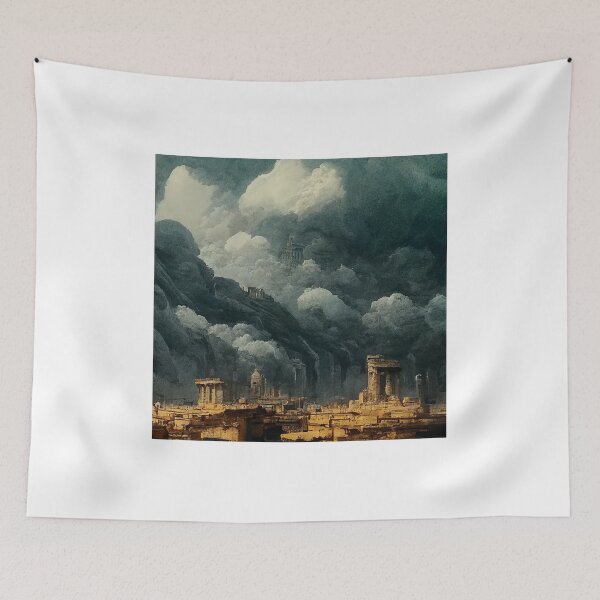 Item preview, Ancient City with Gloomy Sky designed and sold by Vimpace.